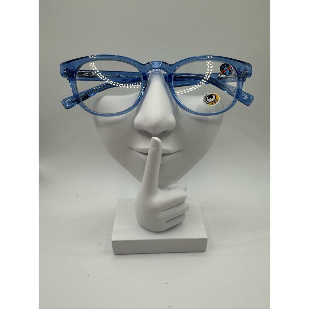 eyebobs Clearly reading glasses strength 1.00 clear blue new without case